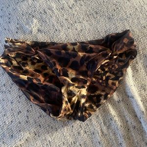 Carmen Marc Valvo Cheetah Print Bikini Bottoms